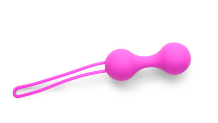 Anal plug from sex shop on white background