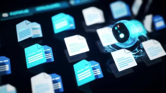 AI Document Management with Organized File Folders