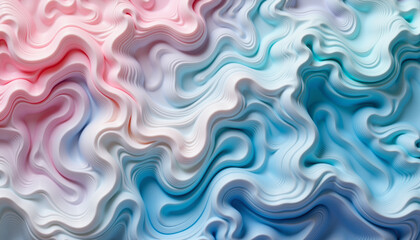 Obraz premium Swirling fog texture in pastel colors, calm and tranquility