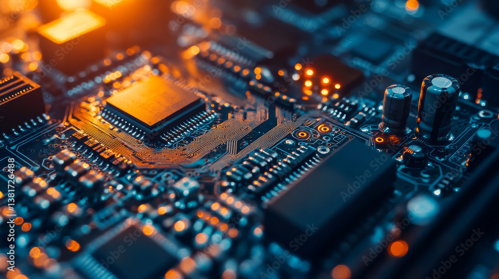 Poster automated pick-and-place machine rapidly installs components on a circuit board in a clean manufactu