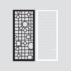 Geometric Metal Cutting Design  Modern Plasma & Laser Cut Pattern