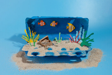 charming and imaginative craft project that brings an underwater world to life using simple...