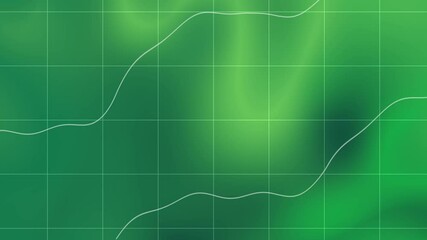 Green Abstract Background Liquid with Grid Pattern and Flowing Wavy Lines, Perfect for Business, Finance, and Technology Themes. - Powered by Adobe