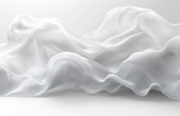 Obraz premium 159. White background with soft gray gradient and empty space for text or design