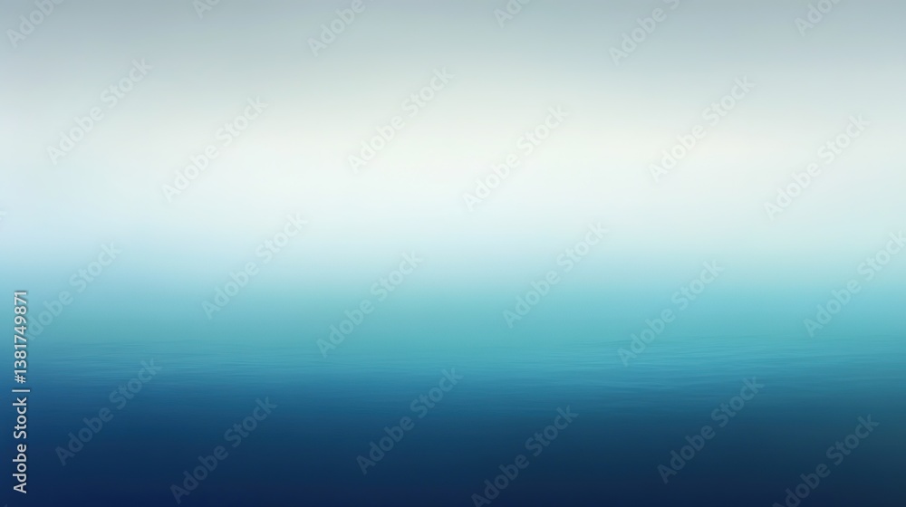 Poster abstract gradient background with ocean blue tones and soft light diffusion