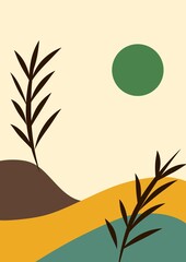 bamboo forest background Aesthetic wall decoration 