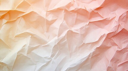 Fototapeta premium Subtle gradient on wrinkled paper creating an abstract background texture