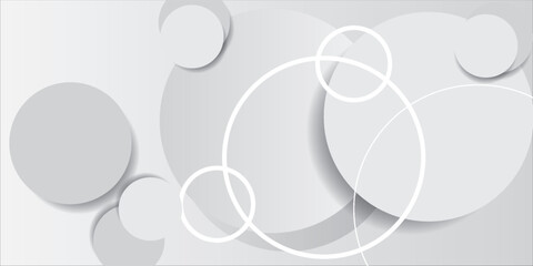 White background abstract art vector illustration with shapes. vector mockup background