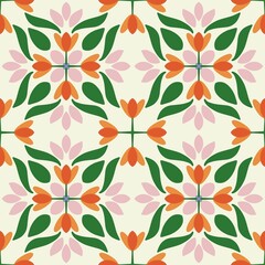 seamless floral pattern, summer, spring