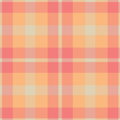 Elegant Iridescent Cloud Cream & Muted Shell Pink Seamless Tartan Fabric Design