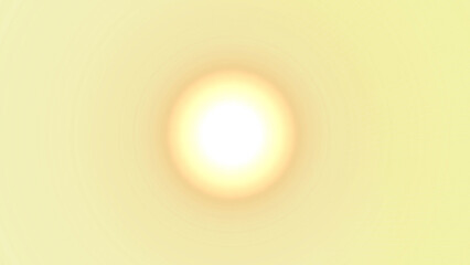Soft, Warm Light Radiating from Center of Pastel Yellow Background