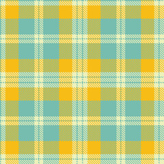 Soft Mintage Seamless Tartan with Soft Chiffon accents Fabric Design