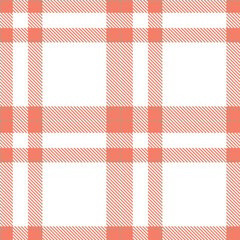 Elegant Seamless Tartan featuring Light Slippery Salmon and Autumn Peaslake Fabric Design
