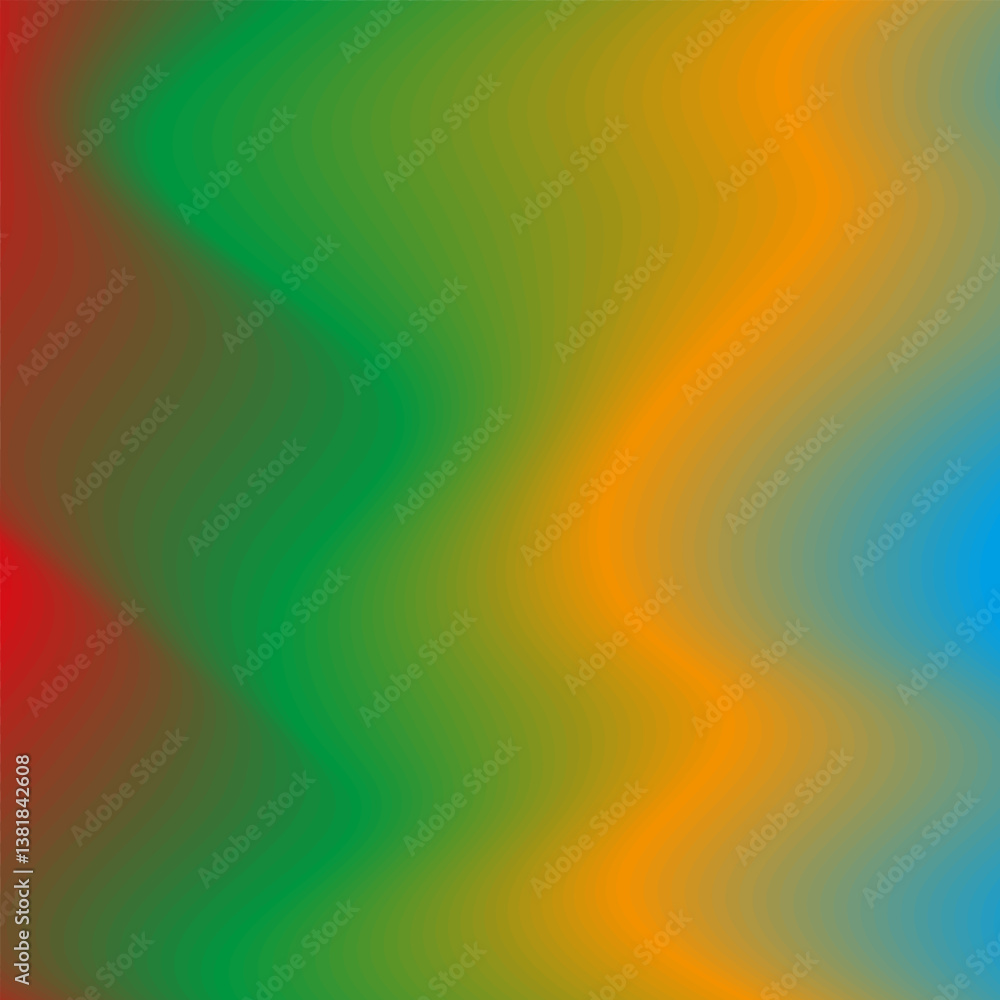 Aufkleber abstract gradient background. colorful wavy texture. smooth flowing pattern. modern digital backdrop