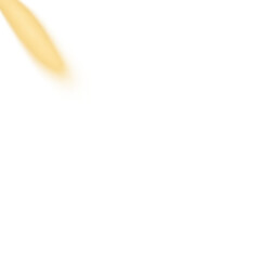 Golden Spotlight Beam Isolated on Transparent Background