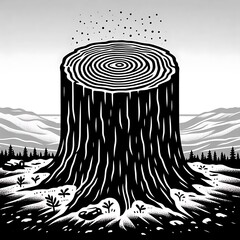 Tree Stump Icon