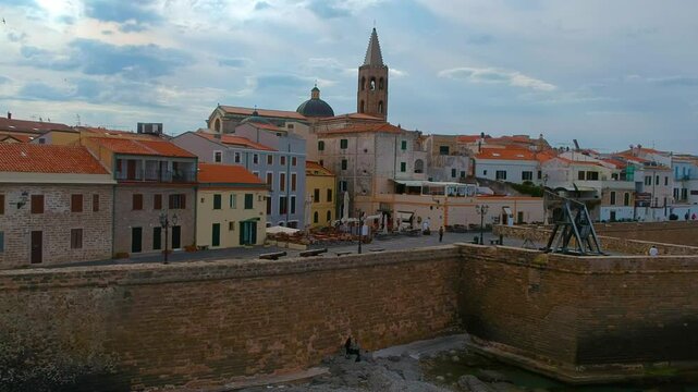 Sardinia Old Town Walls , Italy