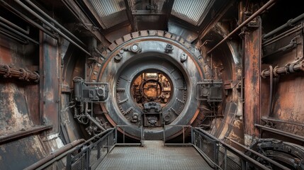 Fototapeta premium Power plant machinery.