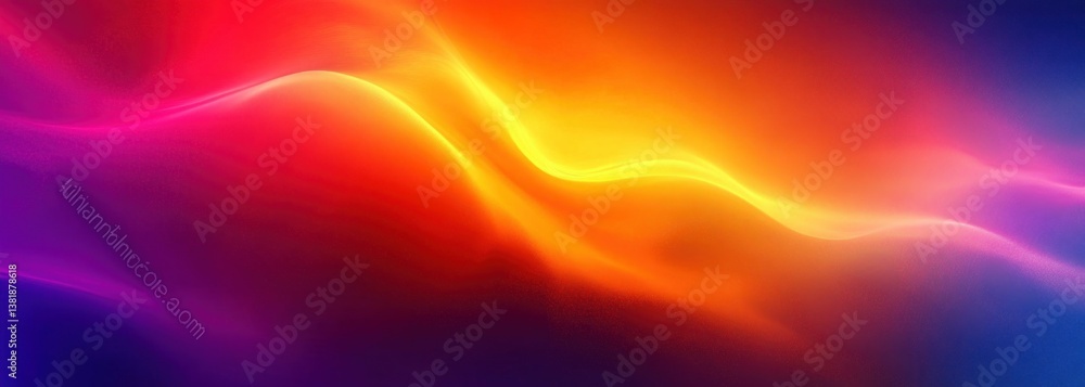 Poster vibrant abstract gradient background with blending colors