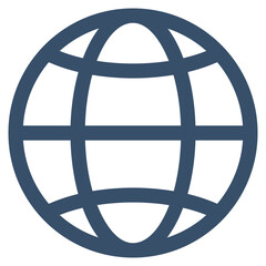 Globe Icon Element For Design