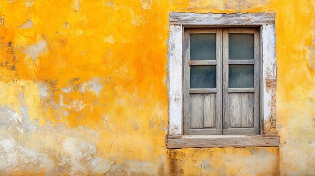 Colonial window, wooden truss, Diamantina.