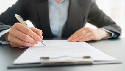 CEO signing the contract