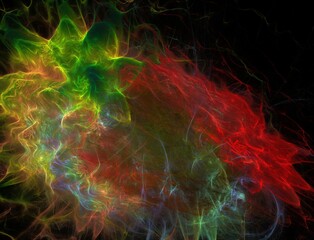 Imaginatory fractal abstract background Image