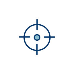 Target icon vector isolated on white background. Target vector icon. goal icon. marketing target. Aim