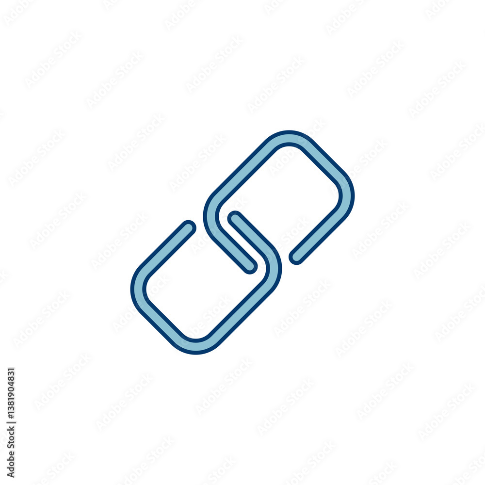 Poster external link symbol icon vector. link icon isolated on white background. link vector icon. hyperlin