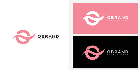 Abstract O Letter Logo Design Minimalist, Modern, Elegant