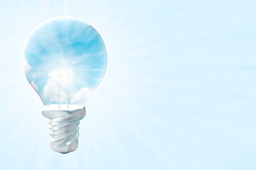 電球。ＣＧ画像でＡＩ画像ではありません　light bulb. This is a CG image, not an AI image.	