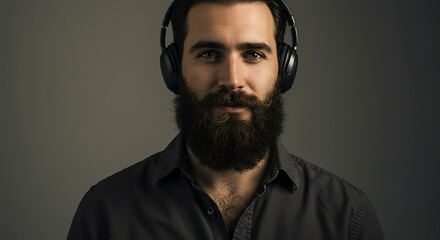 Obraz premium Lost in the Sound AI Generated