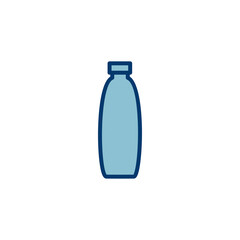 Bottle icon vector isolated on white background. Bottle vector icon
