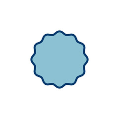 Badge icon vector isolated on white background. Awards icon. Achieve. Stamp