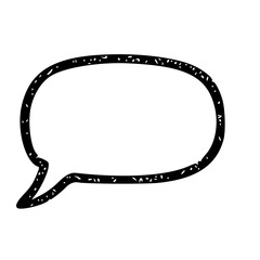 Hand-Drawn Speech Bubble Illustration