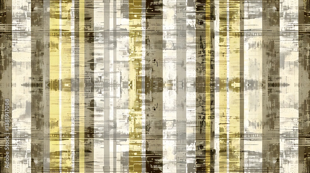 Poster abstract vertical lines composed of different colors and textures