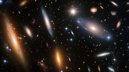 Exploring Distant Galaxies Sparkling Among the Cosmic Night Sky