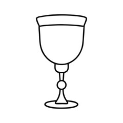 empty wine glass
