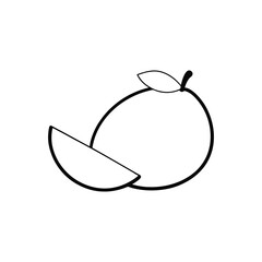 vector illustration of an apple