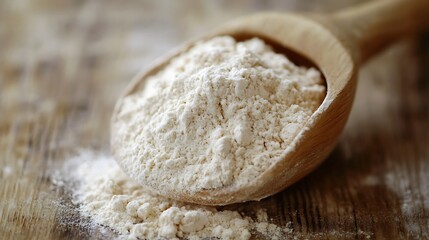 Fototapeta premium flour in a bowl