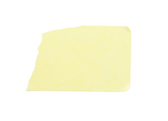 Strip of masking tape isolated on white, top view