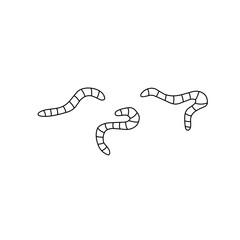 worm outline