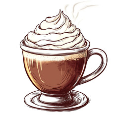 Whimsical Bakery and Tools in Doodle Style.