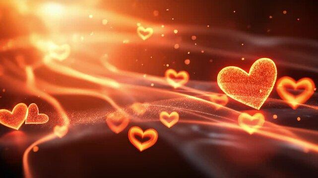 Red Particle Streamer and Love Material