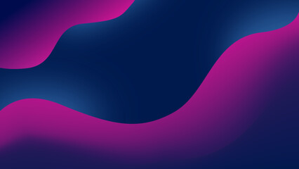 Abstract Fluid Gradient Background with Dark Blue and Vibrant Magenta Waves for Modern Design Projects