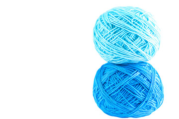 Stacked Ombre Yarn Balls: Cyan and Aquamarine Gradient