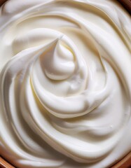 Yogurt texture background
