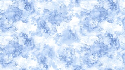 Fototapeta premium Abstract Watercolor Painting Featuring Shades of Blue and White