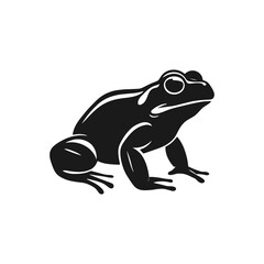 Minimalist Dark Frog Logo.eps