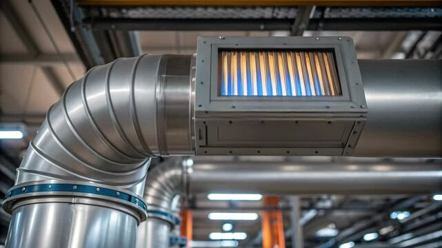 Efficient air filtration system for industrial environments ensures clean air circulation and enhances performance in operations.